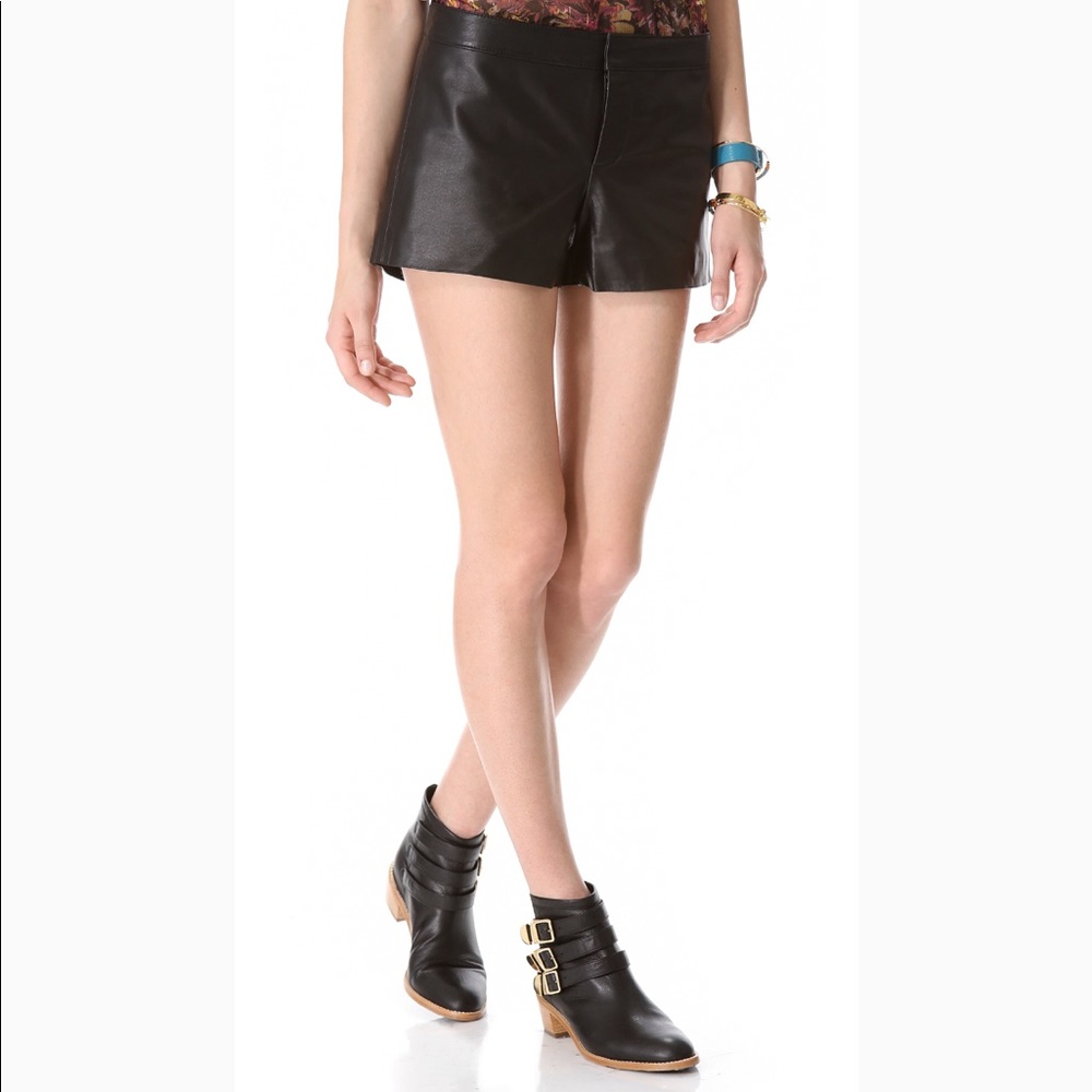 BB Dakota Leather Shorts